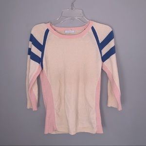 3/4 sleeved fitted sweater